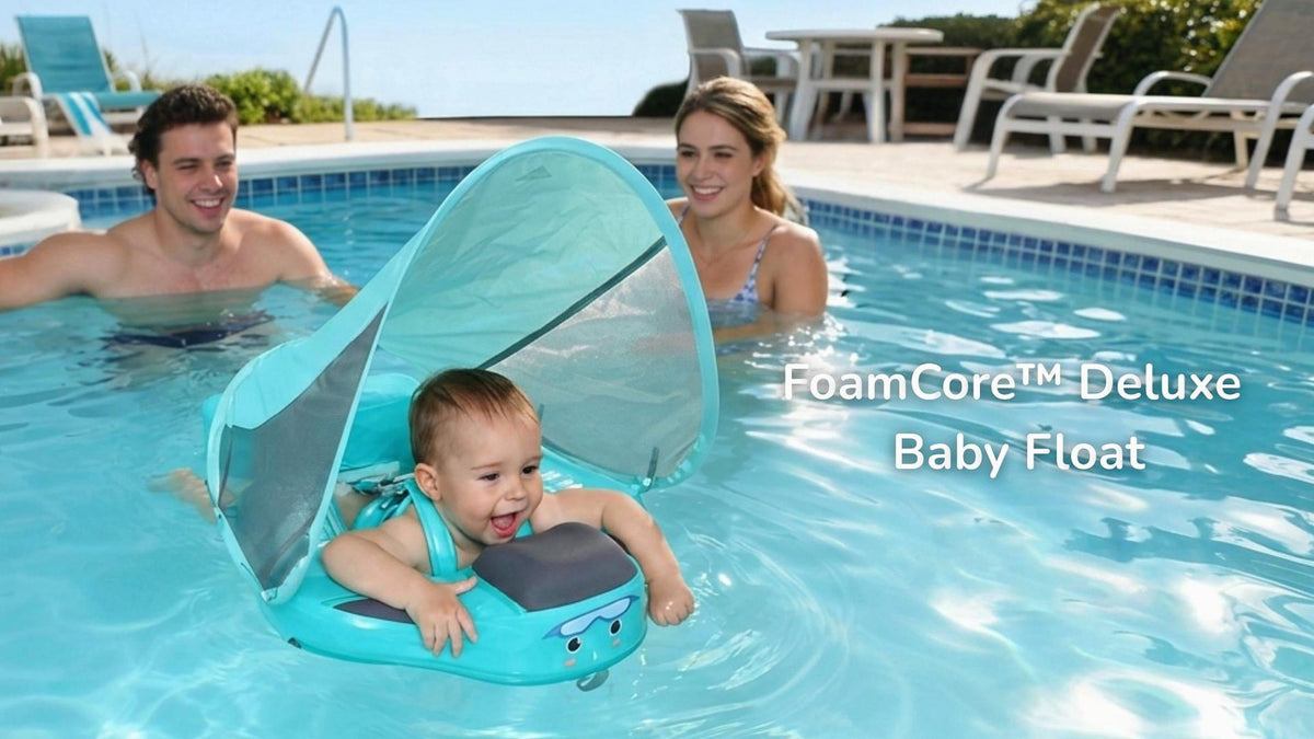 The Most Secure Baby Float?🛡️ Deluxe BabyFloat with 5-Point Safety System & UPF 50+